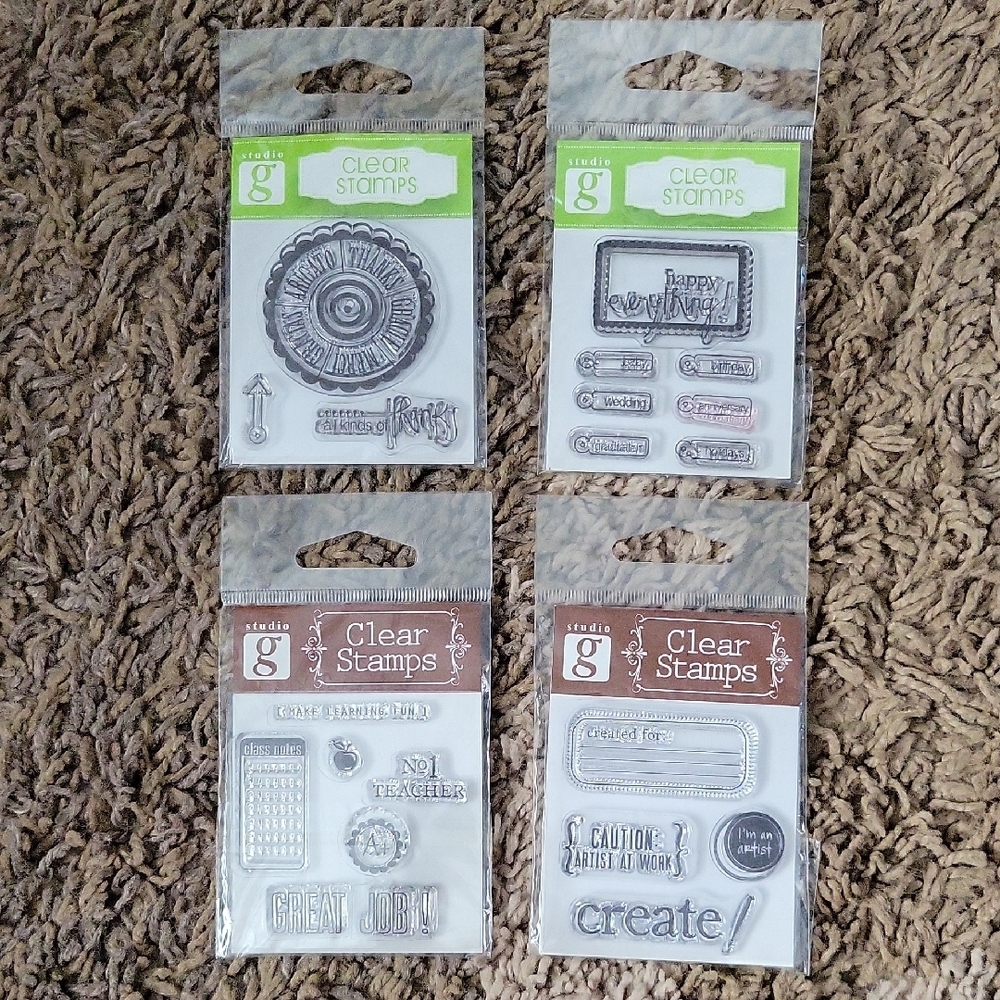 Studio G Clear Stamps Set